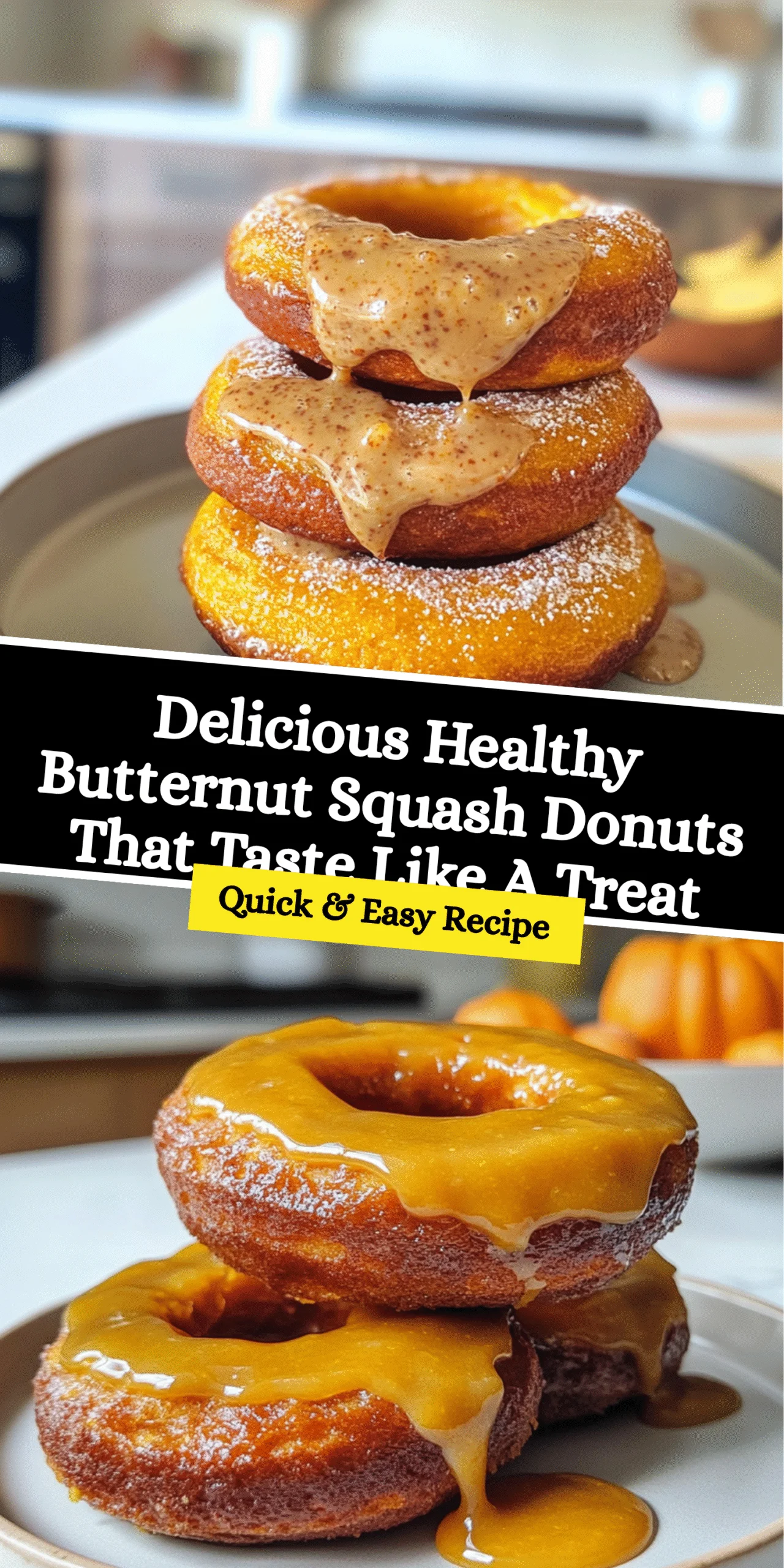 Delicious Healthy Butternut Squash Donuts That Taste Like A Treat