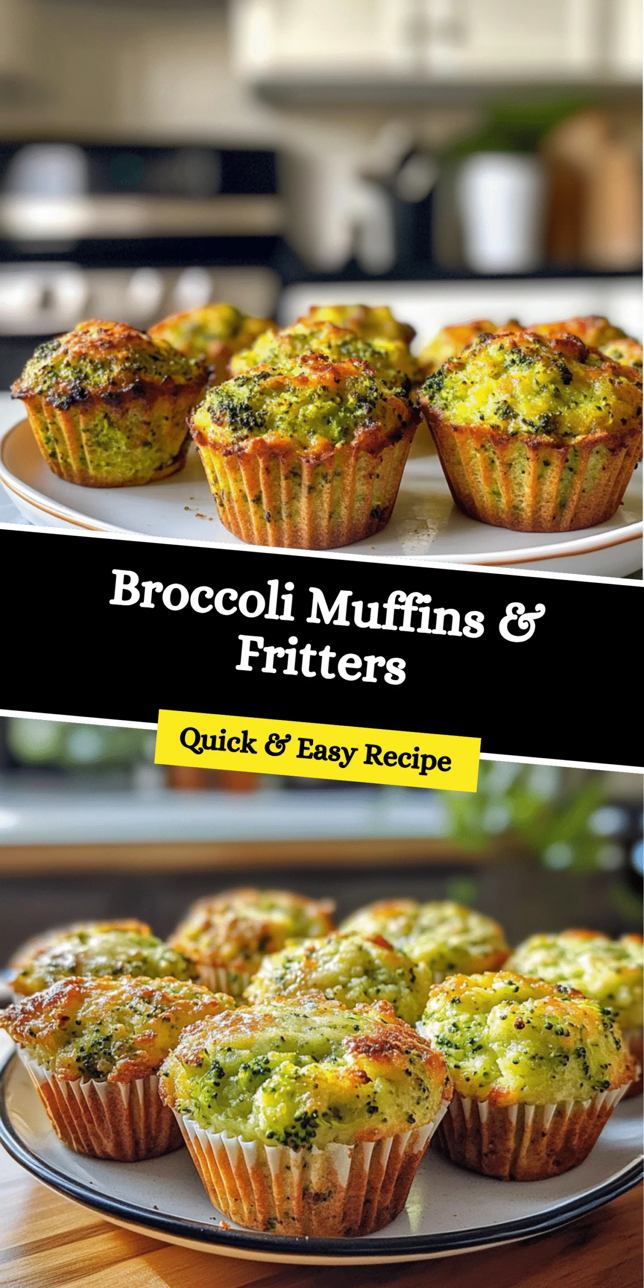 Broccoli Muffins & Fritters