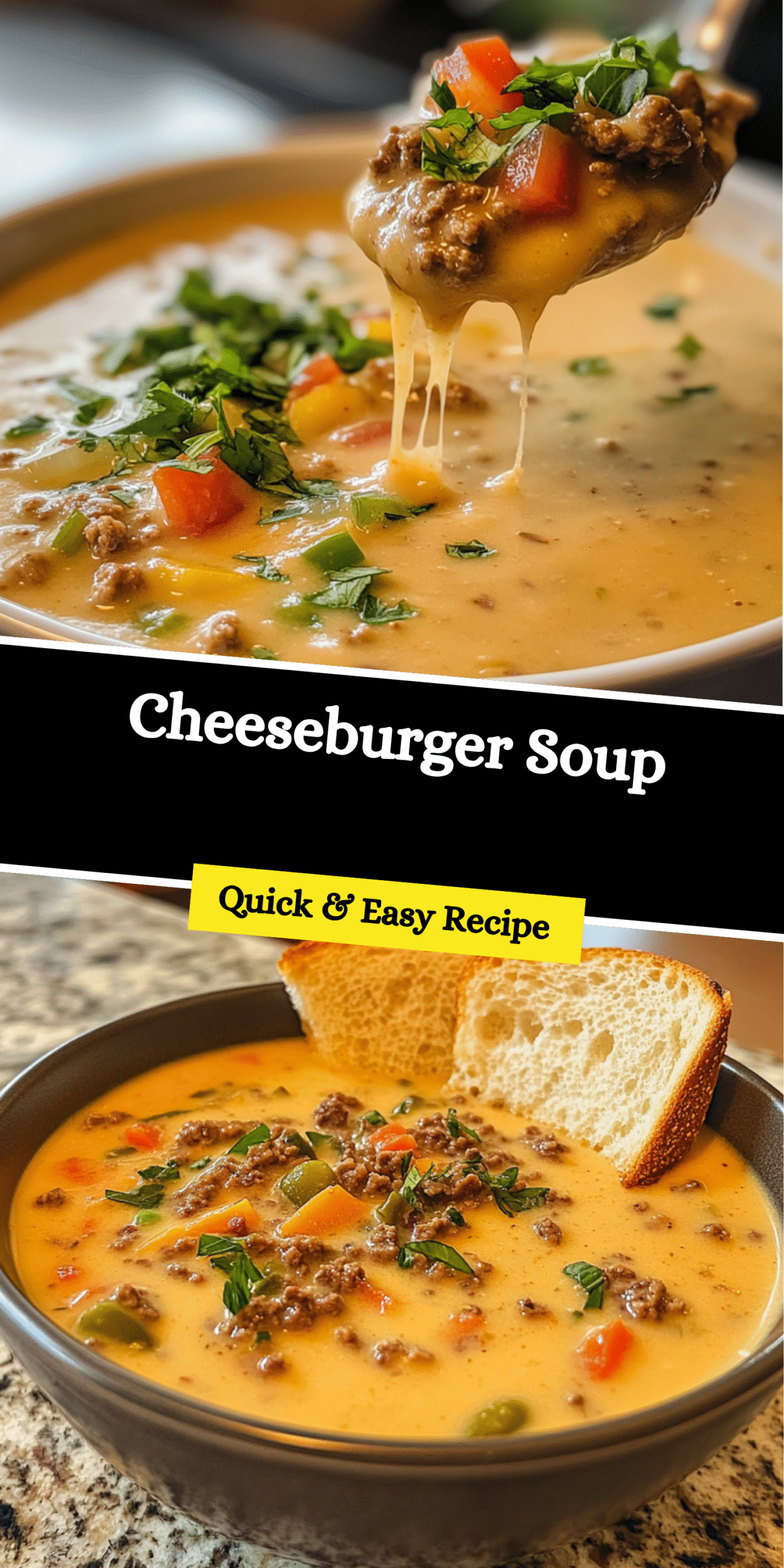 Cheeseburger Soup