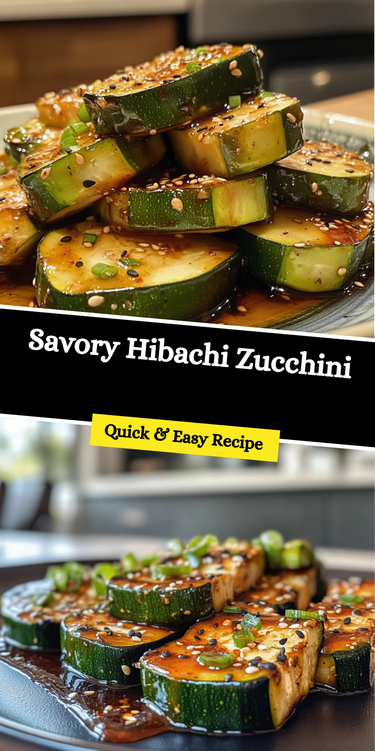 Savory Hibachi Zucchini
