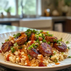 Savory Cajun Sausage & Rice