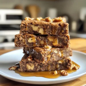 Maple Walnut Blondies