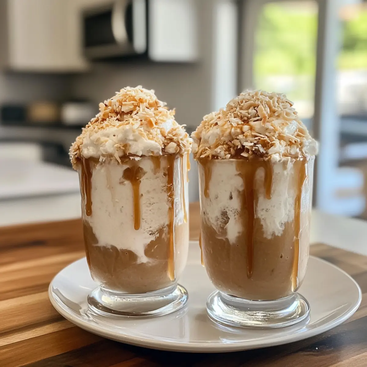 Chilled Coconut Iced Coffee Slush