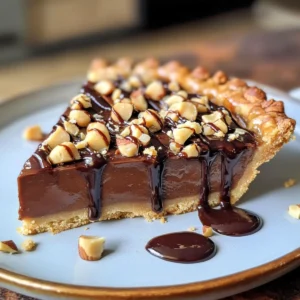 Chocolate Hazelnut Tart
