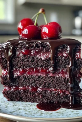 Irresistible Bubbly Bold Cherry Chocolate Cake with a Secret Twist