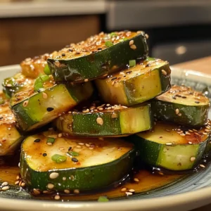 Savory Hibachi Zucchini