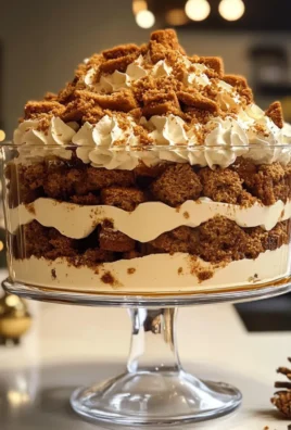 Decadent Gingerbread Trifle with Cream Cheese Whip Recipe