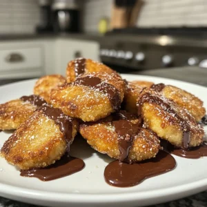 Decadent Fried Nutella Dumplings