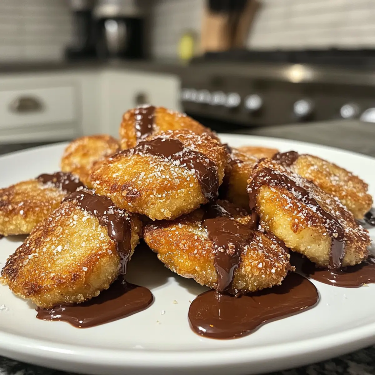 Decadent Fried Nutella Dumplings