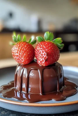 Decadent Chocolate Cheesecake Stuffed Strawberries