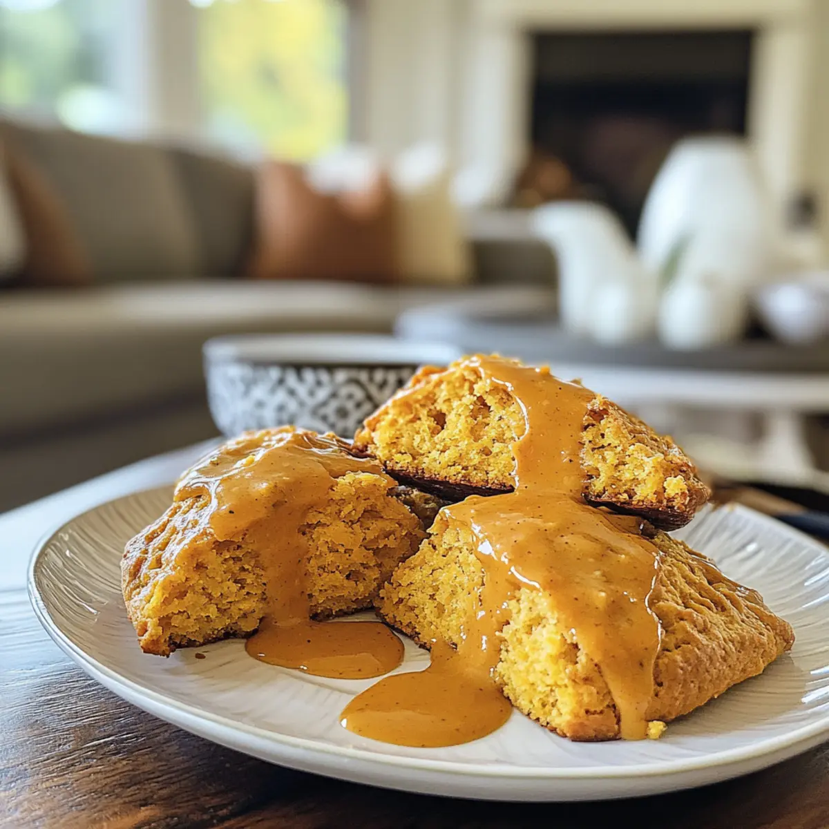 Warm Cozy Butternut Squash Scones For Fall