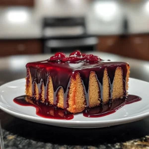 Vampire Poke Cake