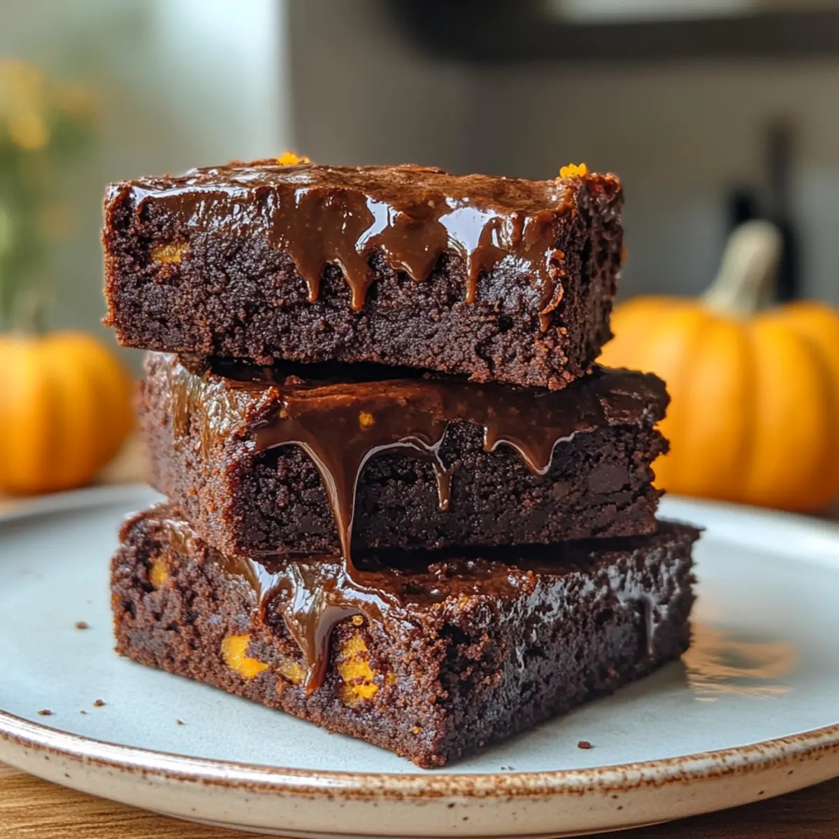 Decadent Fudgy Butternut Squash Brownies