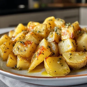 Zesty Lemon Greek Potatoes