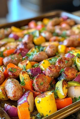 Savory Sheet Pan Sausage & Veggies