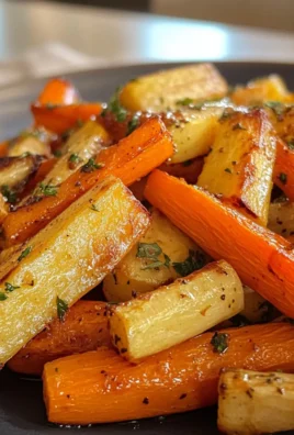 Honey Roasted Sweet Carrots and Parsnips