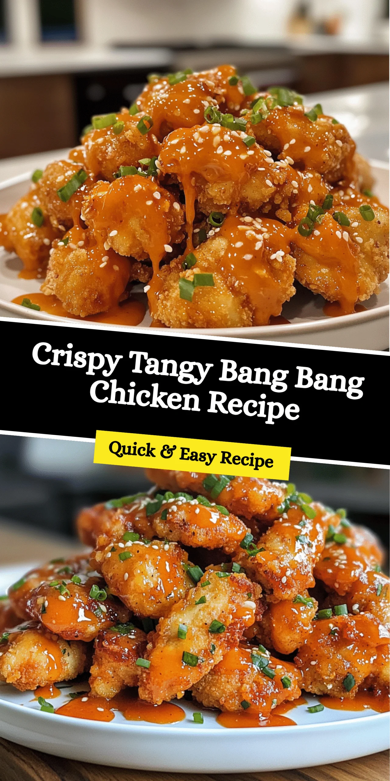 Crispy Tangy Bang Bang Chicken Recipe