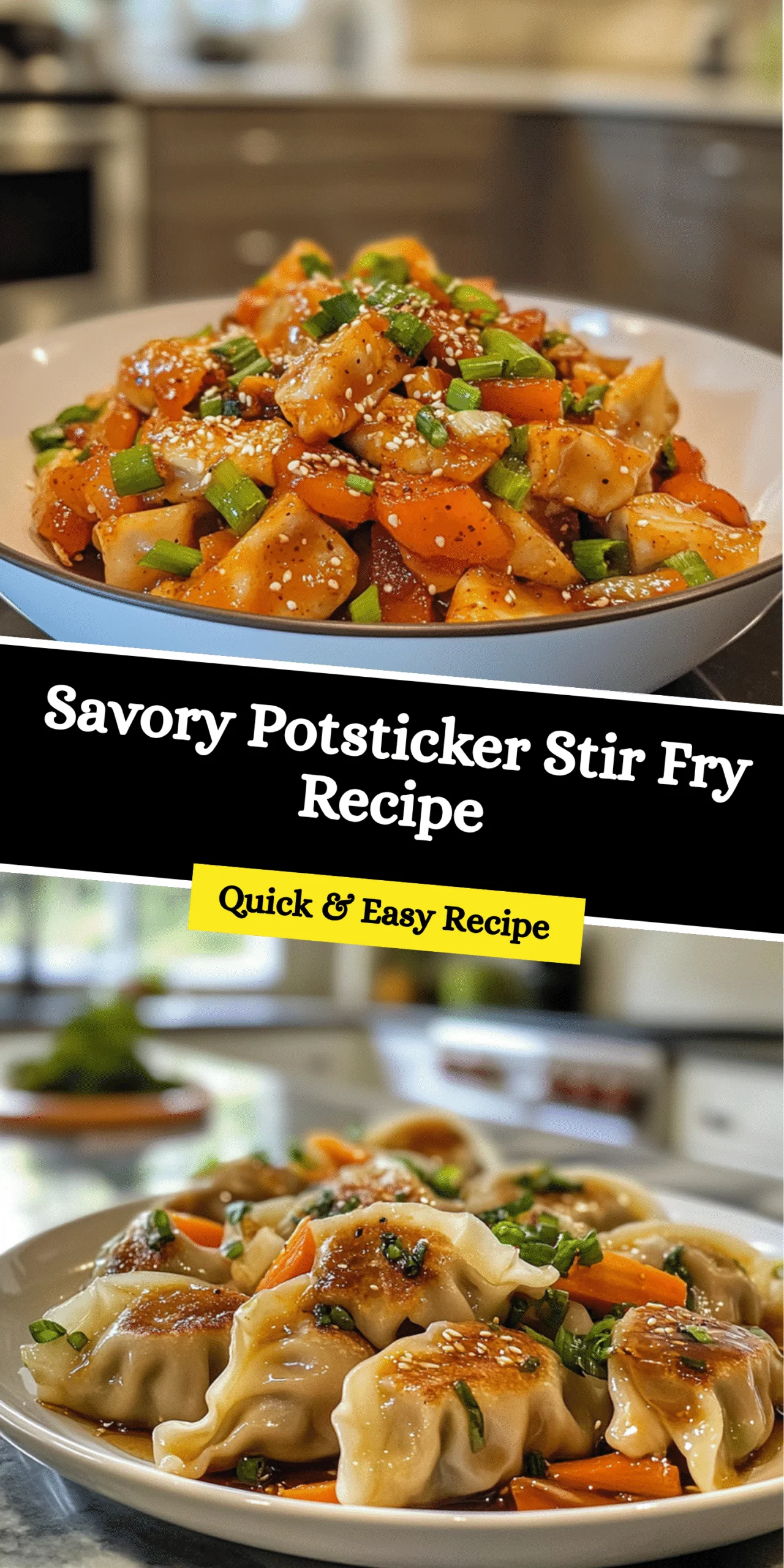 Savory Potsticker Stir Fry Recipe