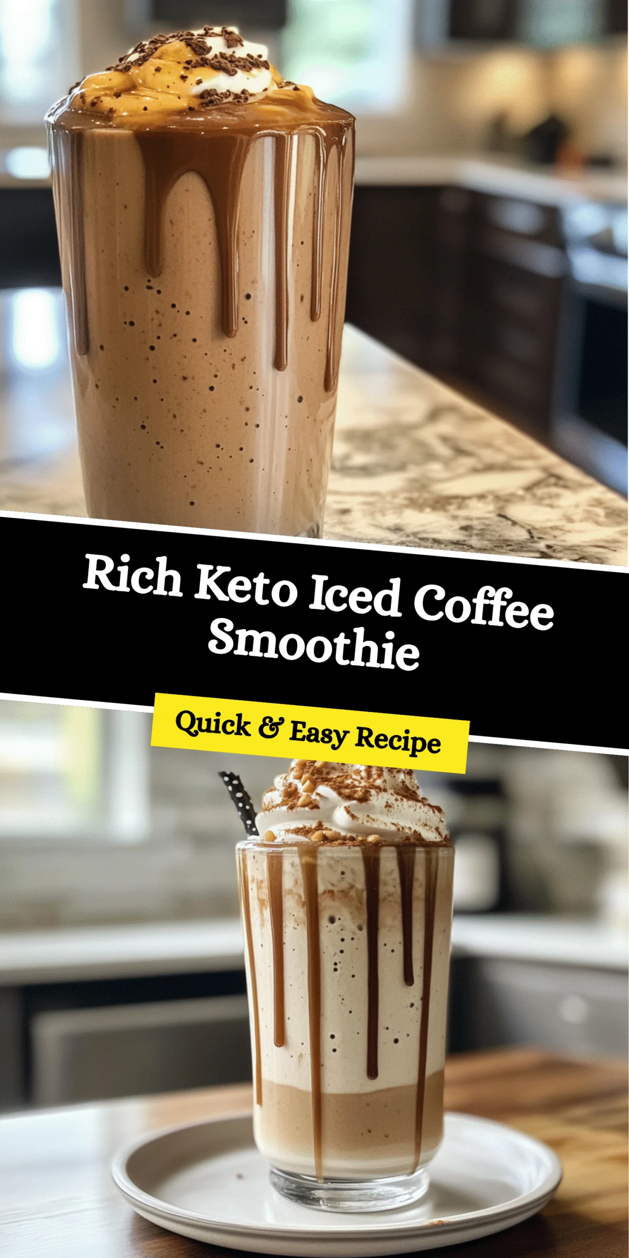 Rich Keto Iced Coffee Smoothie