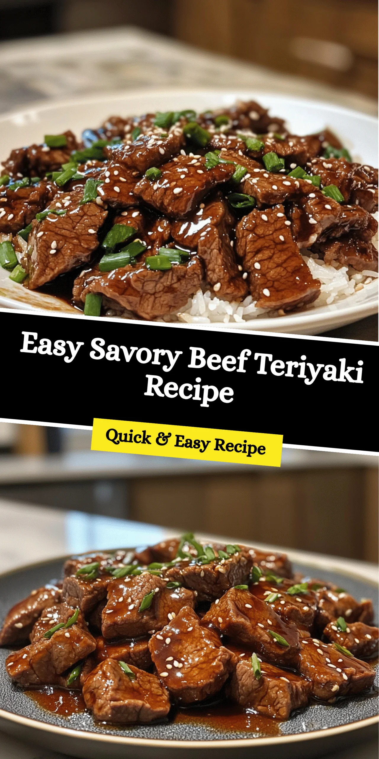 Easy Savory Beef Teriyaki Recipe