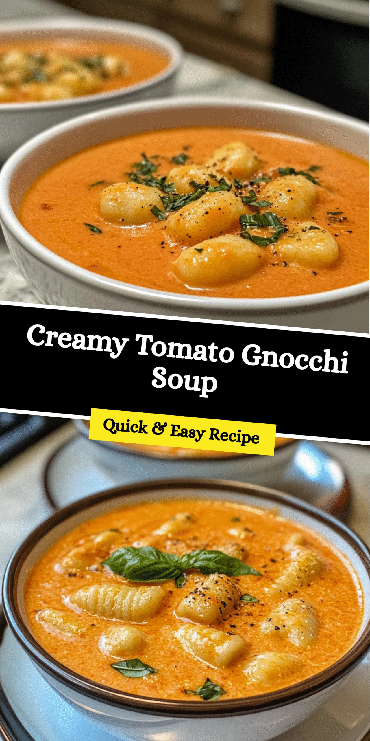 Creamy Tomato Gnocchi Soup