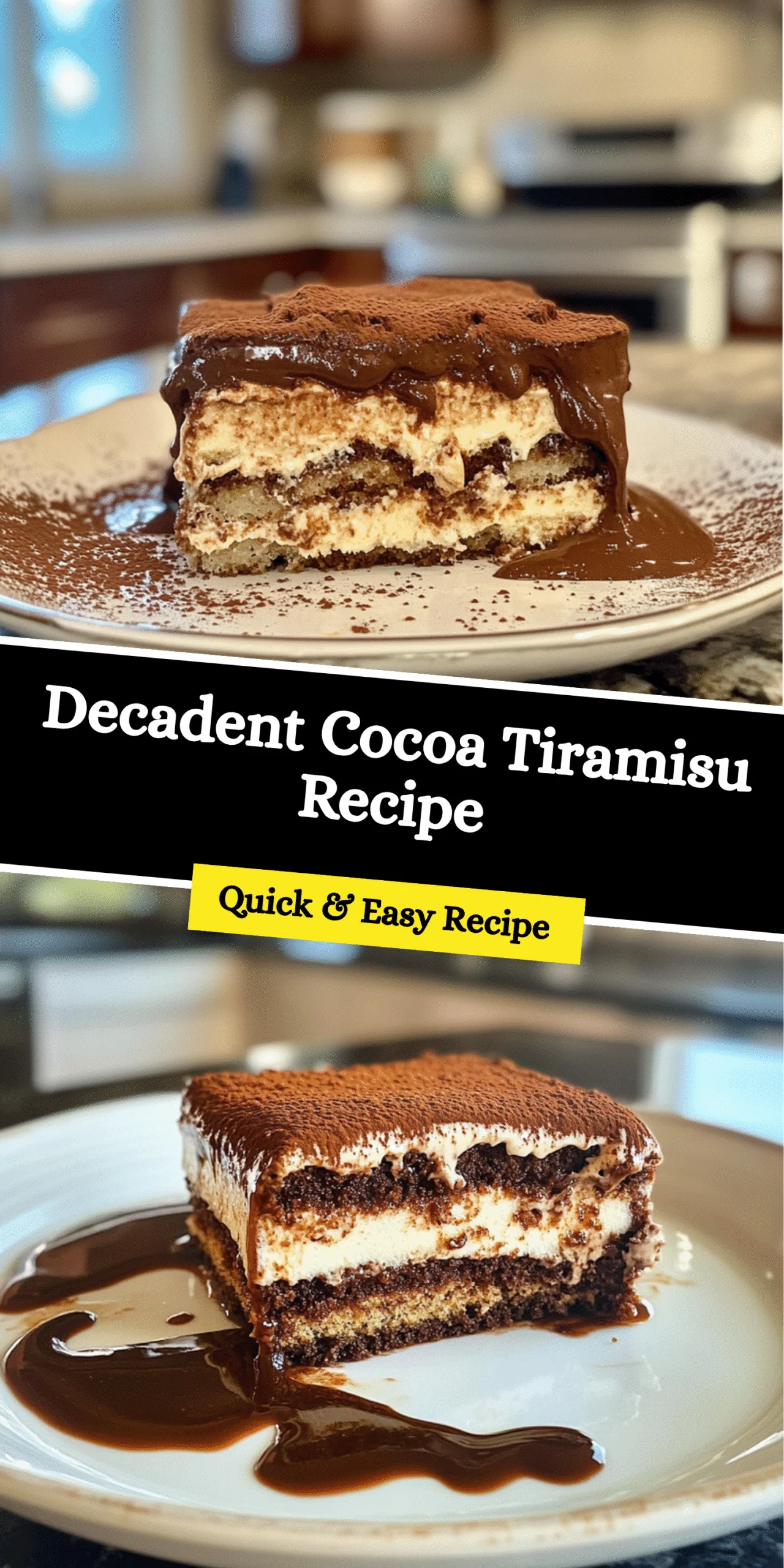 Decadent Cocoa Tiramisu Recipe