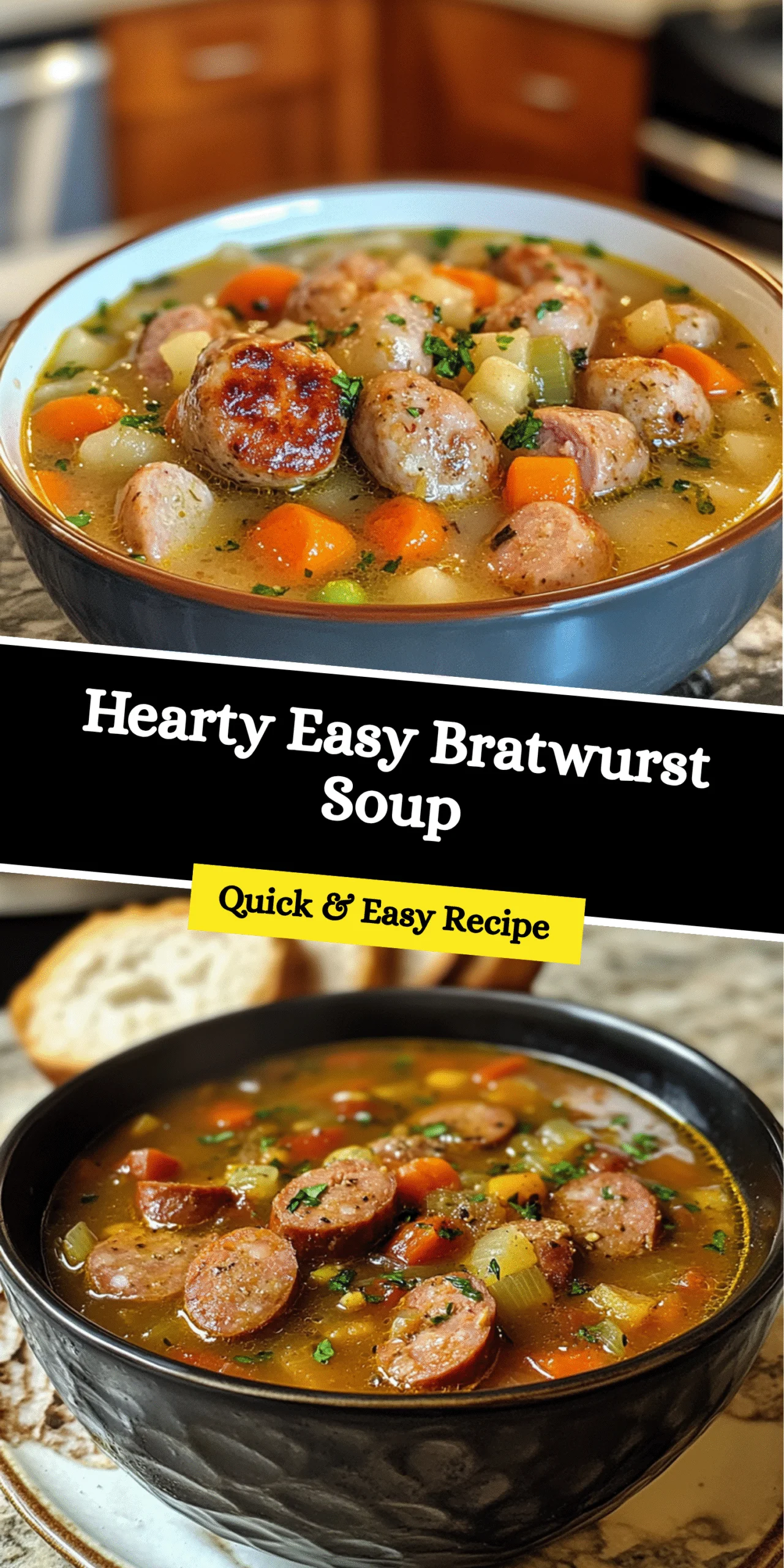 Hearty Easy Bratwurst Soup