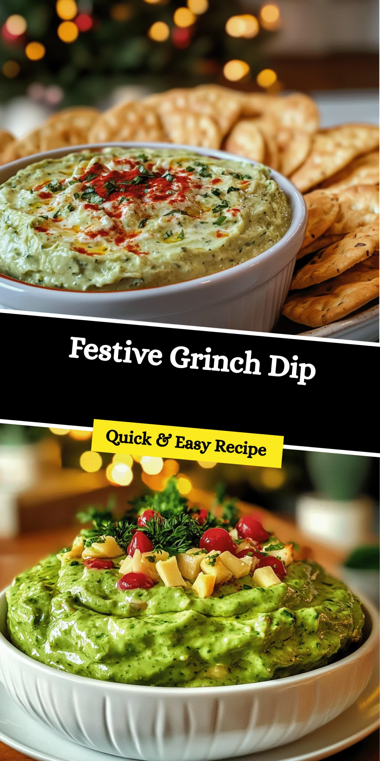 Festive Grinch Dip