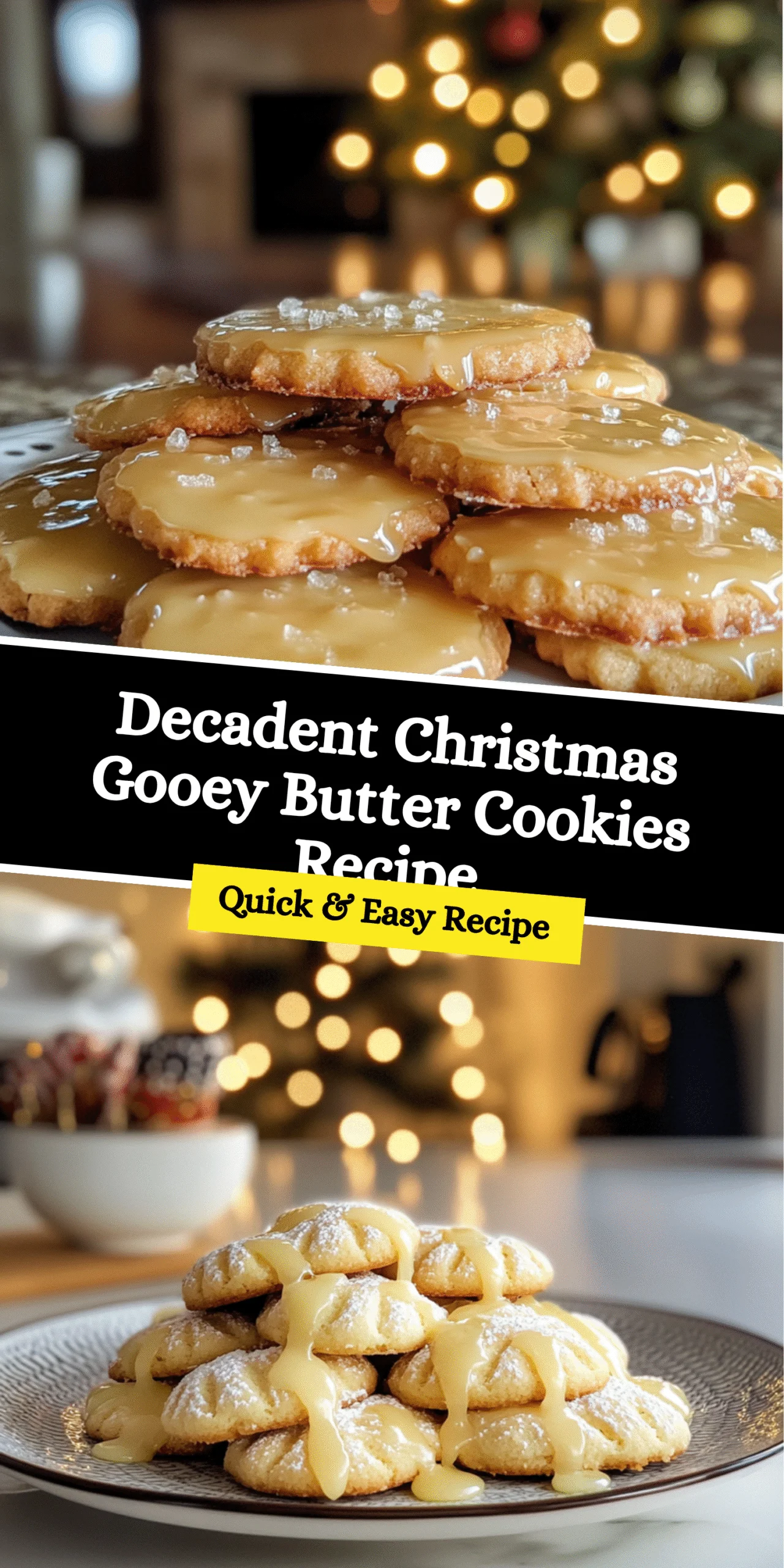 Decadent Christmas Gooey Butter Cookies Recipe