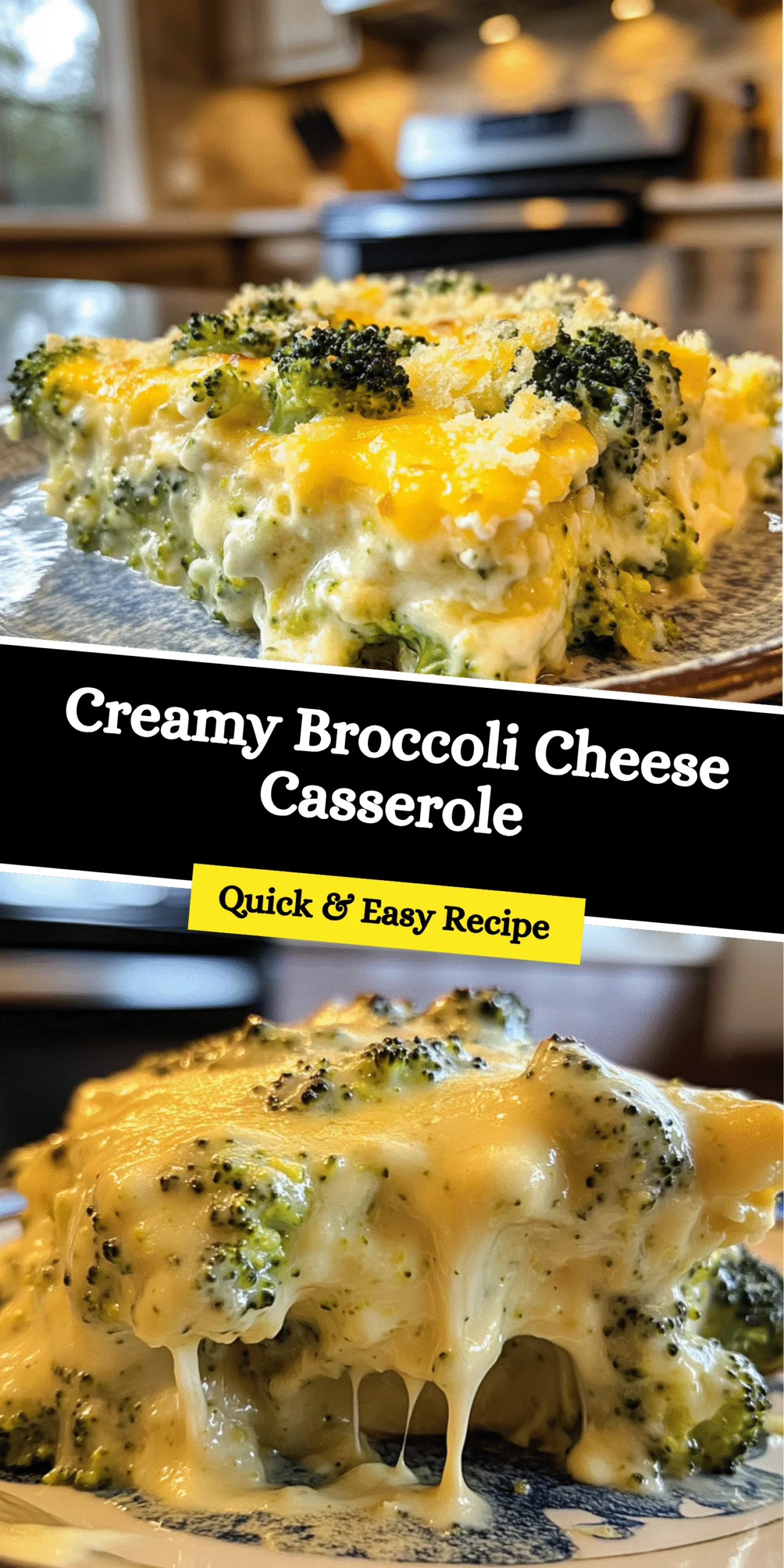 Creamy Broccoli Cheese Casserole