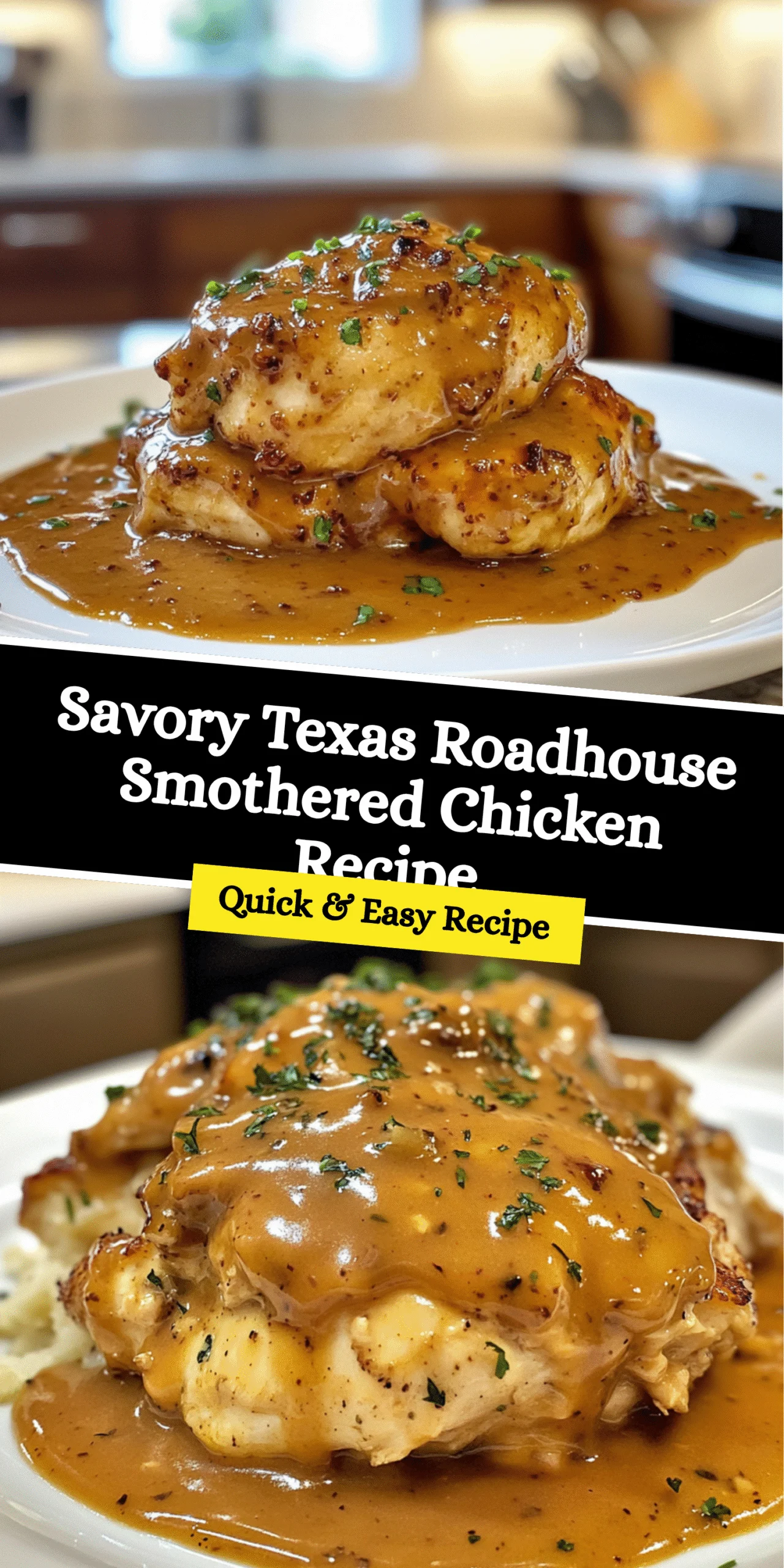 Savory Texas Roadhouse Smothered Chicken Recipe