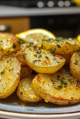 Crispy Greek-Style Lemon Potatoes with Garlic and Oregano