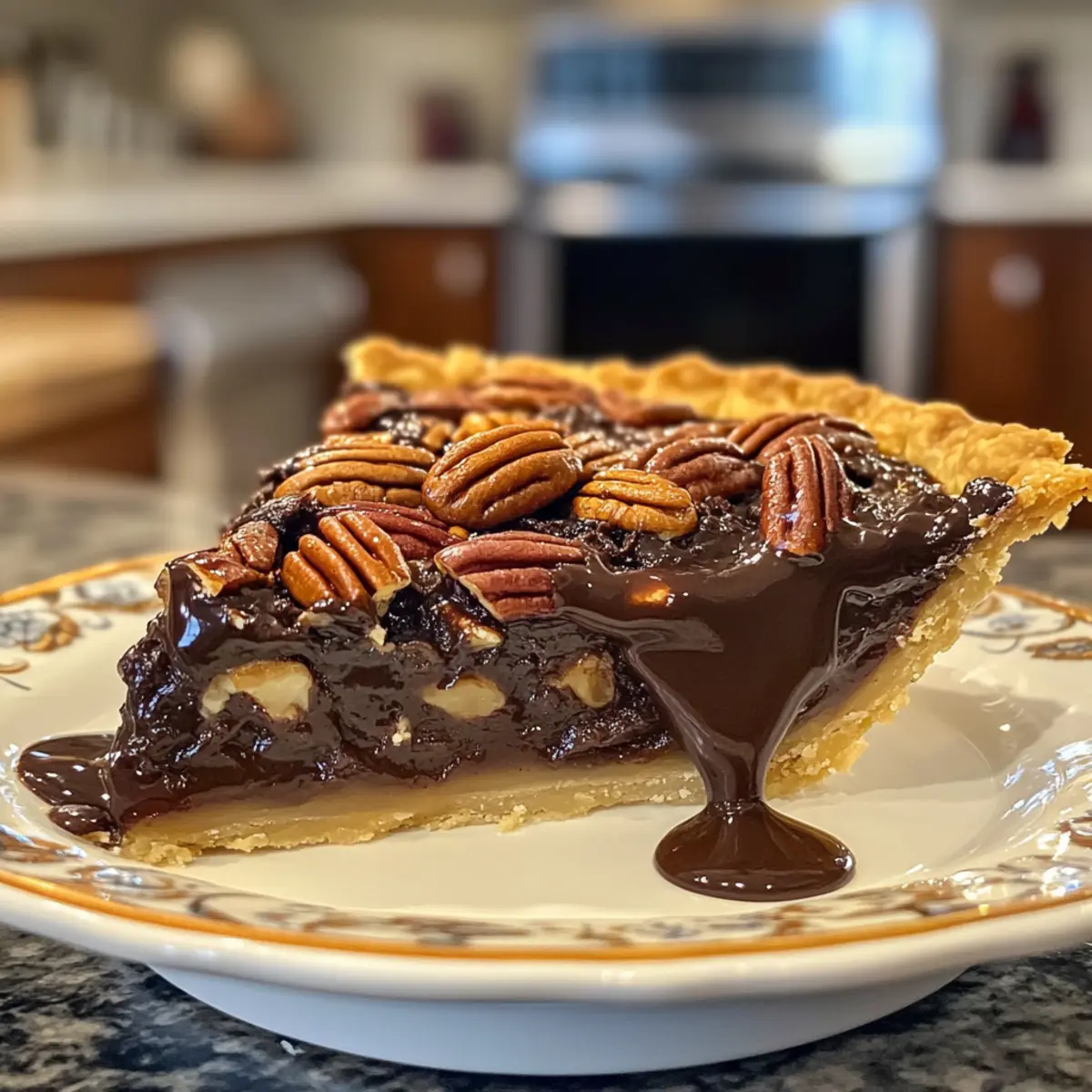 Decadent Texas Chocolate Pecan Pie