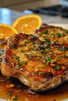Savory Honey Orange Glazed Pork Chops