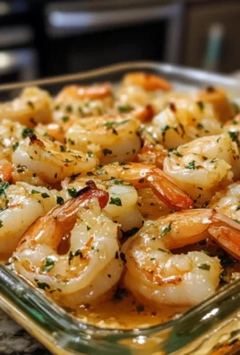 Savory Garlic Butter Shrimp Scampi Bake