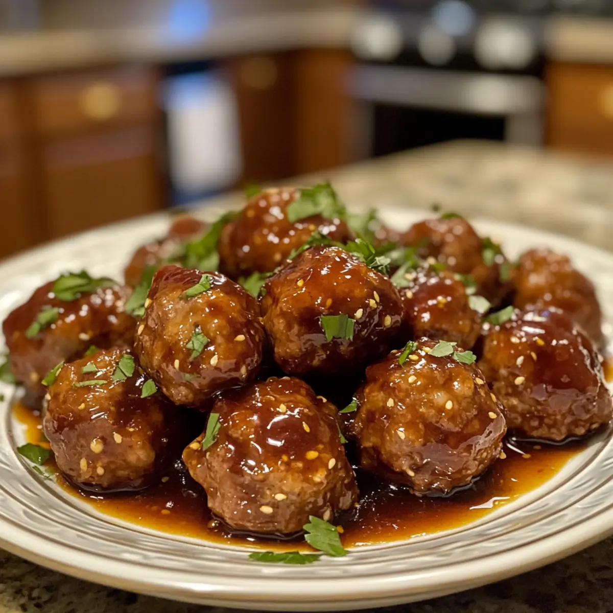 Savory Sweet Chili Glazed Meatballs