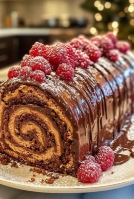 Decadent Chocolate Yule Log (Bûche de Noël)
