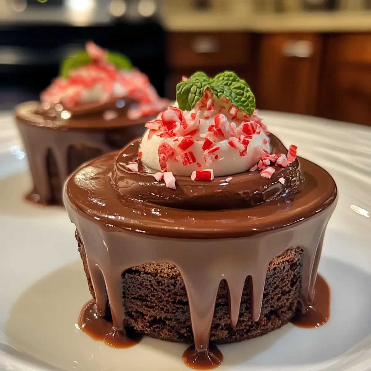 Decadent Chocolate Peppermint Mousse Cups