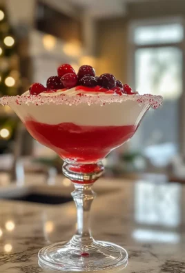 Festive White Christmas Cranberry Margarita