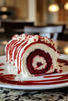 Decadent Red Velvet Cake Roll