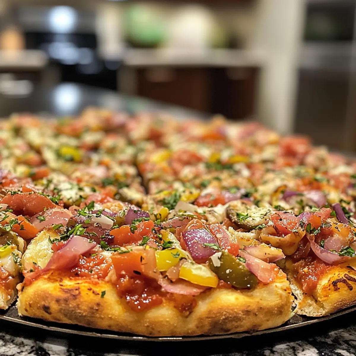 Savory Muffuletta Pizza Recipe