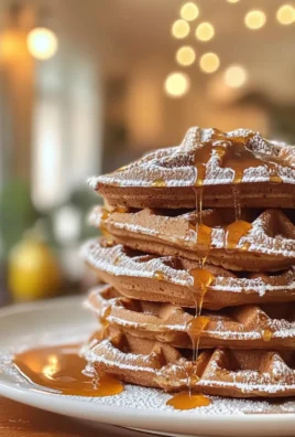 Irresistible Gingerbread Waffles