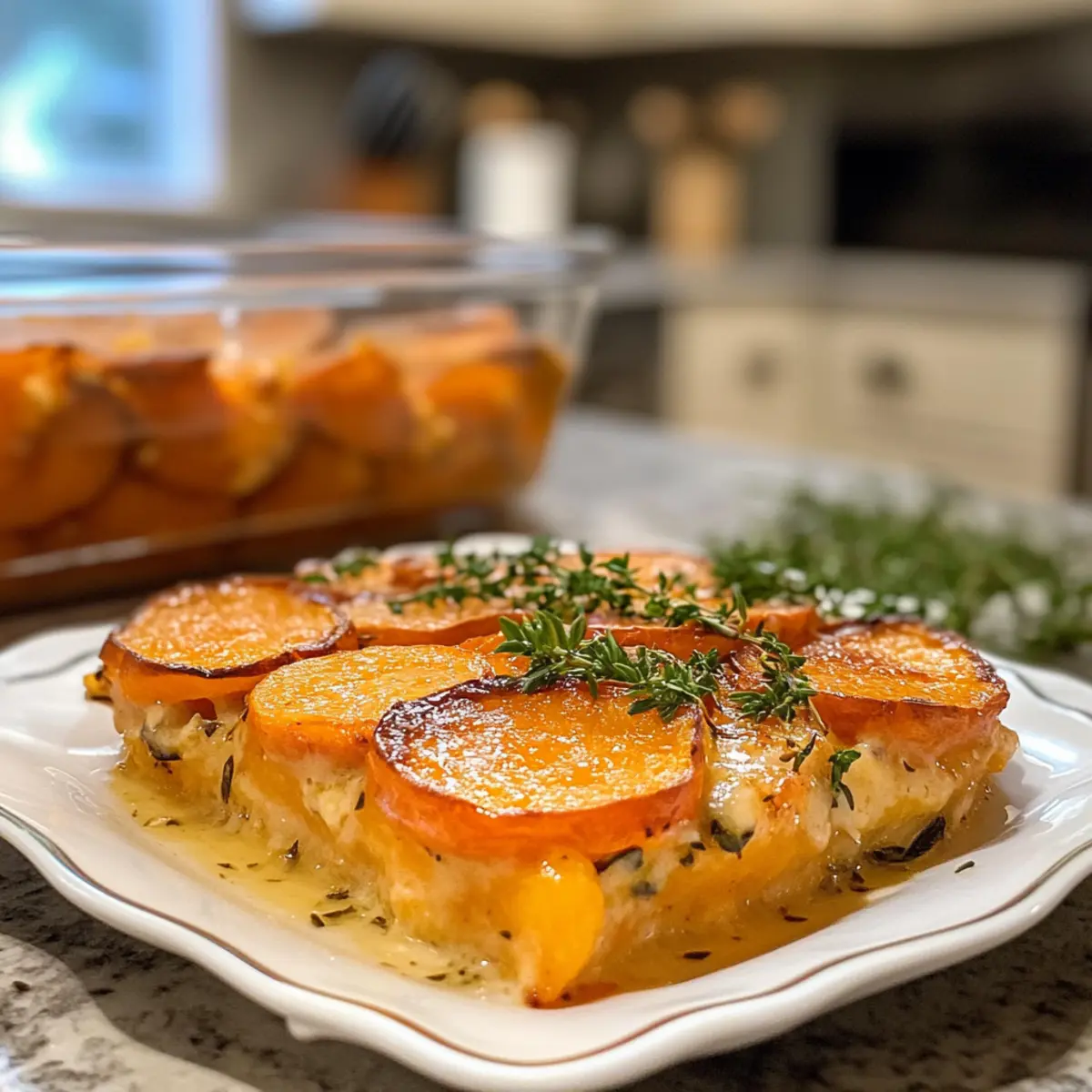 Creamy Scalloped Sweet Potatoes