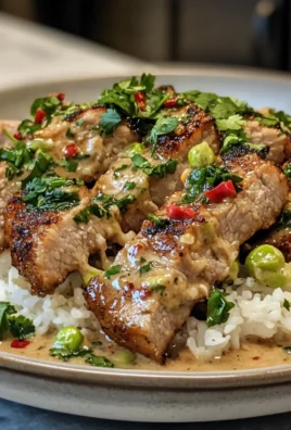 Zesty Ginger Lime Pork with Creamy Coconut Rice