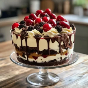 Decadent Black Forest Trifle Recipe