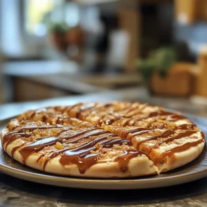 Irresistible Delicious Cinnamon Dessert Pizza Recipe