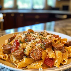 Creamy Ultimate Cajun Sausage Pasta Recipe