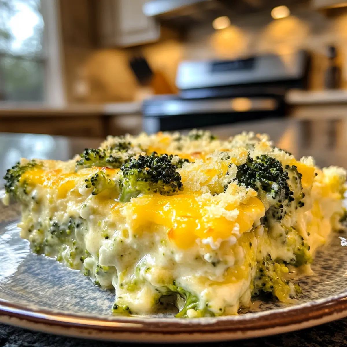 Creamy Broccoli Cheese Casserole