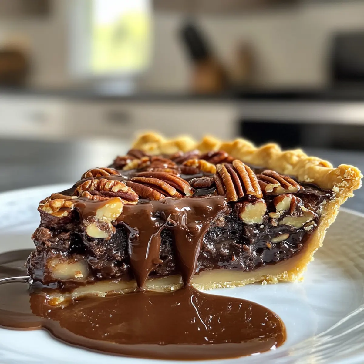 Decadent Bourbon Chocolate Pecan Pie