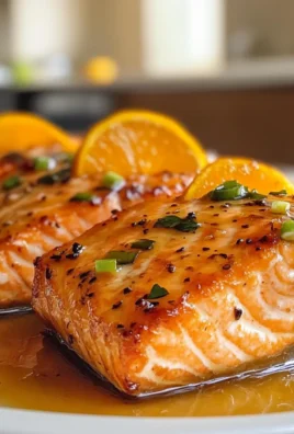 Zesty Orange Ginger Glazed Salmon